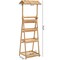 Vintiquewise Multi-Functional Wooden Shelf Plant Stand, Storage Rack and Bookcase for Indoor and Covered Outdoor Spaces QI004599 - alternate 5